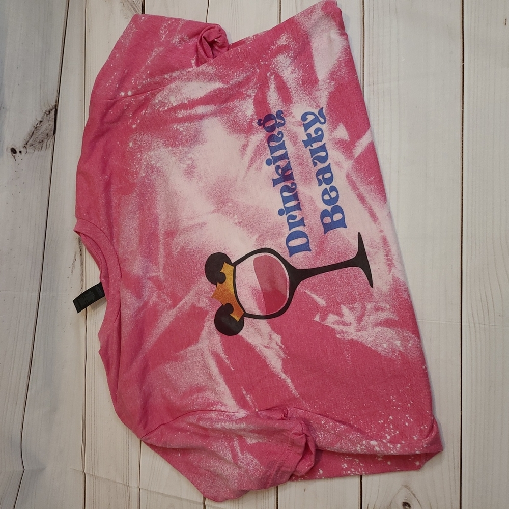 Drinking Beauty - Sublimation bleached shirt